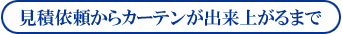 見積依頼からカーテンが出来上がるまで